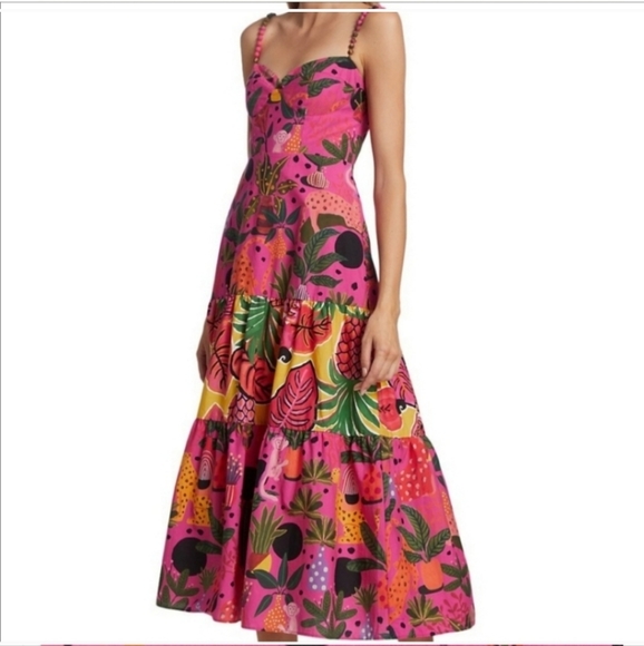 Farm Rio Leopard Pop Mididress - Picture 5 of 5